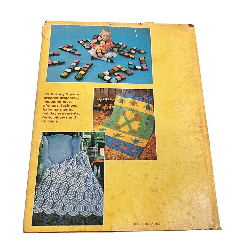 The Great Granny Crochet Book 1979 Hardcover Vintage Patterns Columbia House